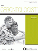 Cover image of the journal The Gerontologist. 
